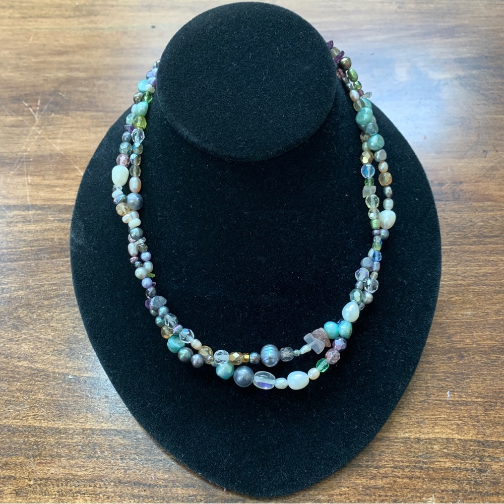 Lam sterling beaded necklace